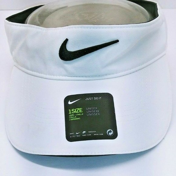 Nike Accessories - Nike Adult Golf Tech Tour Adjustable Visor-White 7